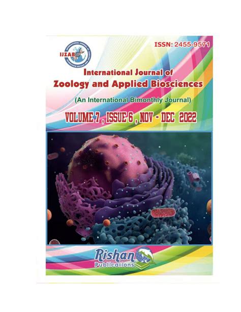 (PDF) International Journal of Zoology and Applied Biosciences