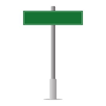 Green Road Sign Blank Empty Sign Road Photo Background And Picture For ...