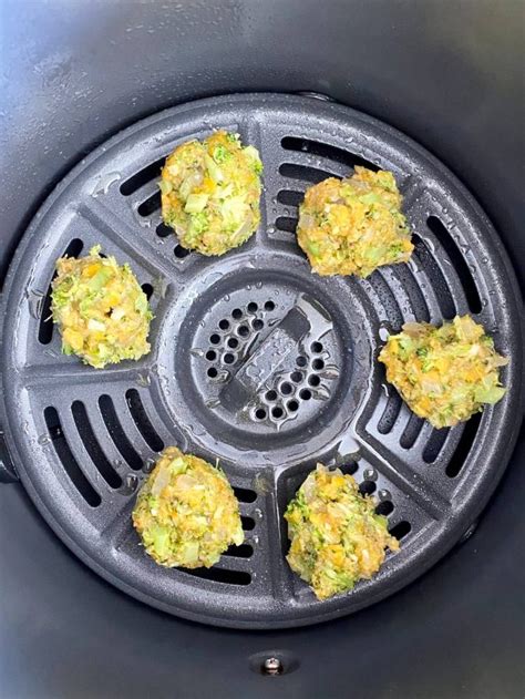 Cheesy Air Fryer Broccoli Bites - Everyday Homemade