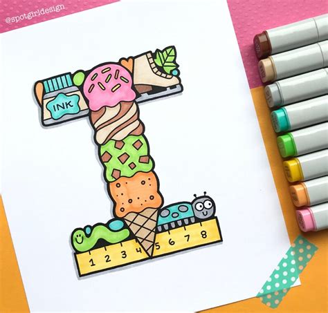 Doodle Alphabet Letter Printable Coloring Pages - Etsy