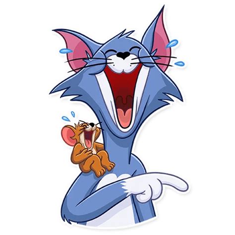 “Tom and Jerry” stickers set. Add it to your Telegram with one click! in 2020 | Disney drawings ...