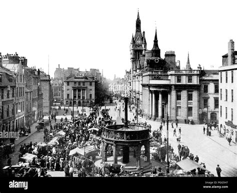 Union Street, Aberdeen, Victorian period Stock Photo - Alamy