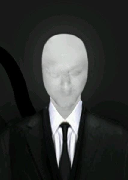 Slender Man Face Close Up