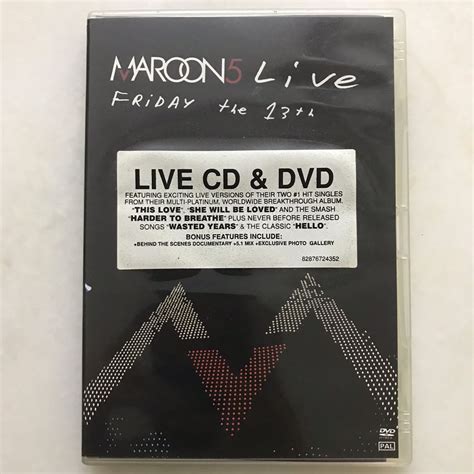 Maroon 5 CD + DVD (Box Aus), Hobbies & Toys, Music & Media, CDs & DVDs on Carousell