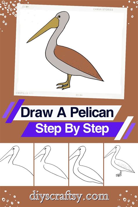 15 Pelican Drawing Ideas - How To Draw Pelican in 2023 | Pelican drawing, Unique drawings ...