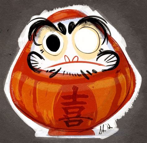 a drawing of a cartoon character with chinese writing on it's face and eyes