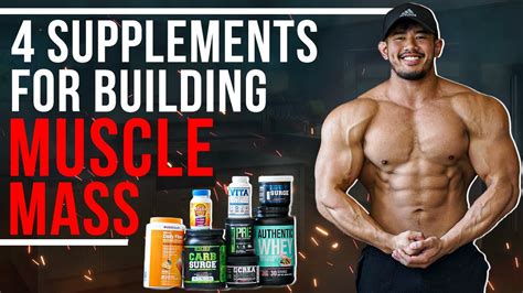 4 SUPPLEMENTS I RECOMMEND TO BUILD MUSCLE MASS - YouTube