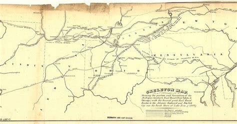 Industrial History: LS&MS: 1850 Railroad and Canal Map and Lake Shore and Michigan