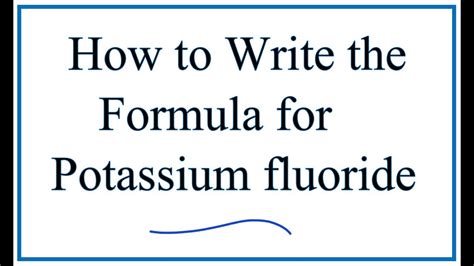 Potassium Fluoride Lewis Structure