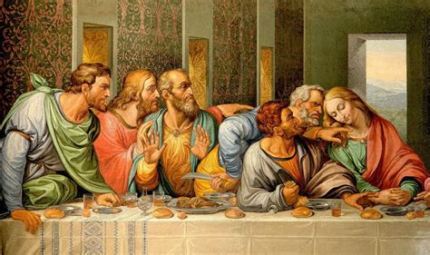 Judas Painting Last Supper- WallpaperUse