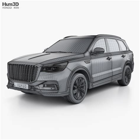 Hongqi HS7 2021 3D model - Vehicles on Hum3D