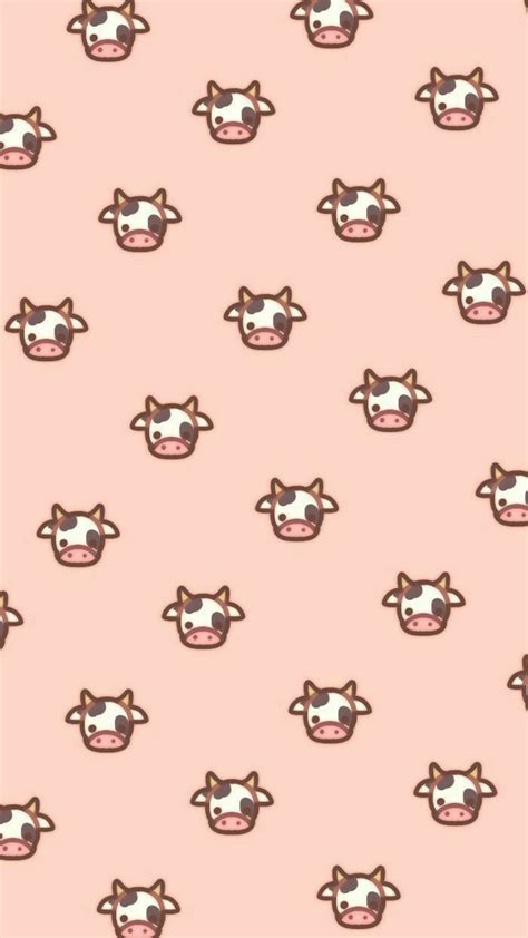 Vacas. | Cow wallpaper, Soft wallpaper, Kawaii wallpaper