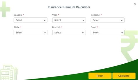 PMFBY Crop Insurance Premium Calculator - Sarkari Yojana