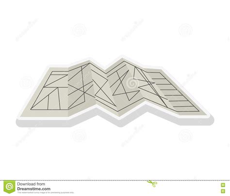 Architecture Plan with Lines Stock Vector - Illustration of workplace, drawing: 79732998