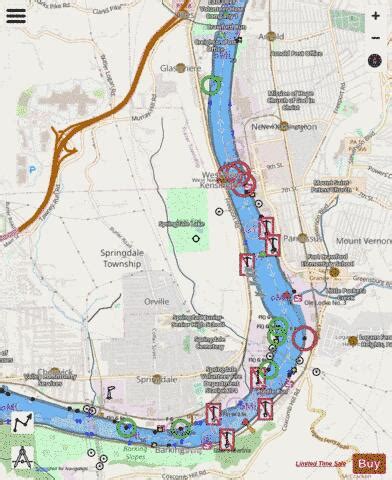 Monongahela River section 11_570_771 Fishing Map | Nautical Charts App