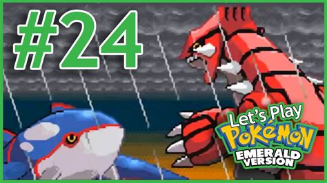 Groudon and Kyogre Are Fighting?! - Let's Play Pokemon Emerald Episode 24 - YouTube