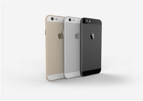 Beautiful iPhone 6 Renders in Space Gray, Silver, Gold [Images ...