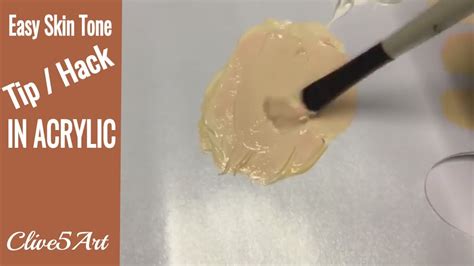 Mixing flesh tone acrylic painting: How to mix & match skin tones in ...