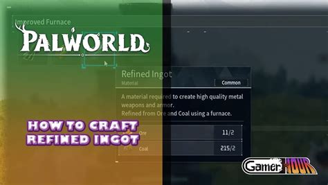 Palworld: How To Craft Refined Ingot - GamerHour