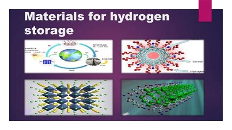 Materials for hydrogen storage