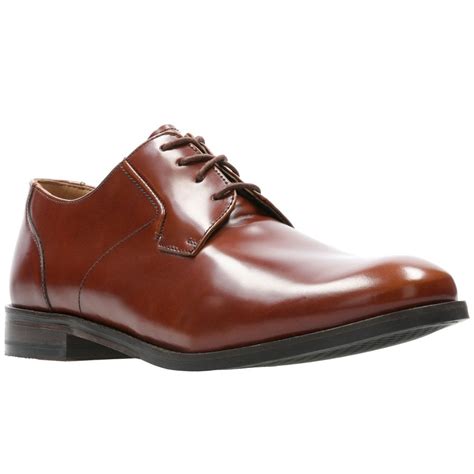 Clarks Edward Plain Mens Wide Fit Formal Lace Up Shoes - Men from Charles Clinkard UK