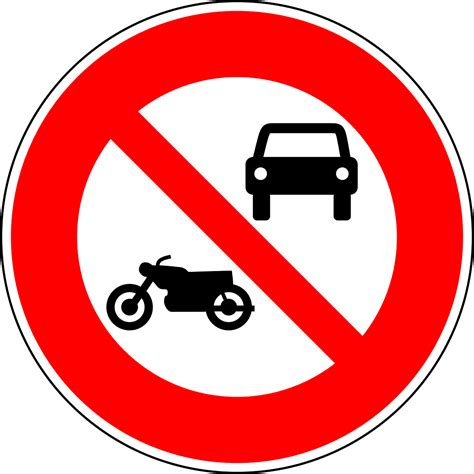 No Motor Vehicles Motorcycles - Free vector graphic on Pixabay