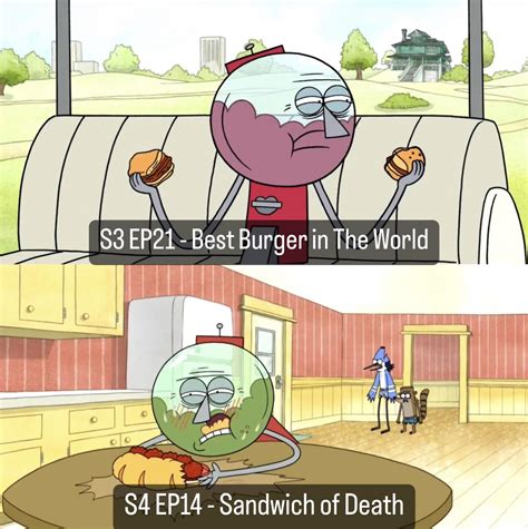 Karma hit Benson hard! : r/regularshow