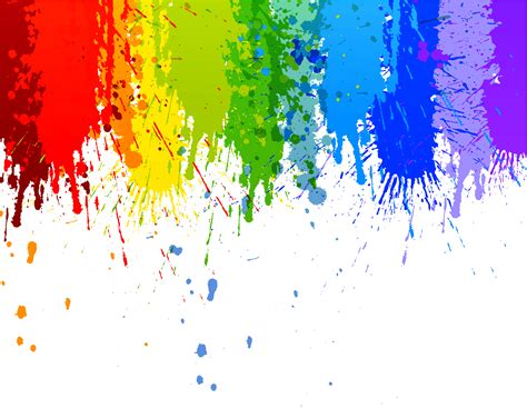 Rainbow Paint Splatter Wallpapers - Top Free Rainbow Paint Splatter ...