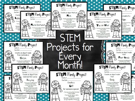 One of my students’ very FAVORITE enrichment activities is our monthly STEM Family Projects! In ...