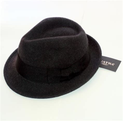 Frank Sinatra Dorfman Pacific Wool Felt Fedora Hat Gray | eBay