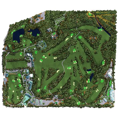 Mapping Augusta Golf Course