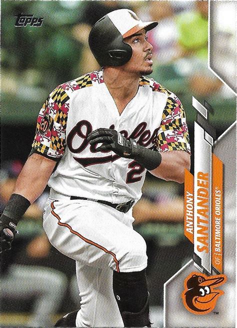 Anthony Santander 2020 Topps #262 Baltimore Orioles Baseball Card