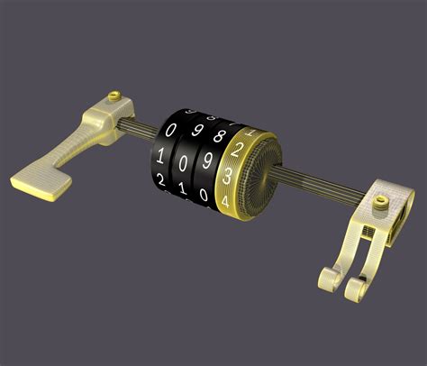 3d mechanical counter