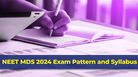 NEET MDS 2024 Exam Pattern, Syllabus and marking scheme