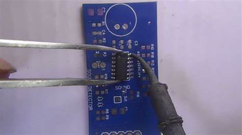 How to Solder SMD Components in PCB Manually - YouTube