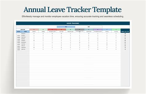 Leave Tracker Excel Template 2024 - Peria Bobbette