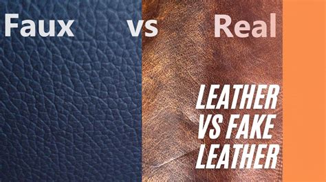 Genuine Leather VS Fake Leather - YouTube