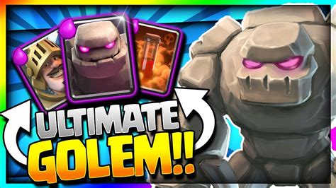 ULTIMATE NEW GOLEM DECK!! Golem Prince is OP!! Ladder Deck + Challenge Deck - Clash Royale - YouTube