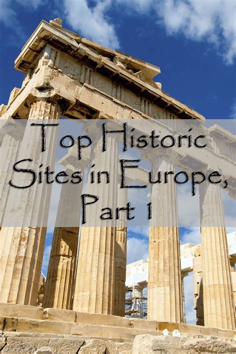 Top Historic Sites in Europe