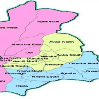 Map of Anambra State, Nigeria | Download Scientific Diagram