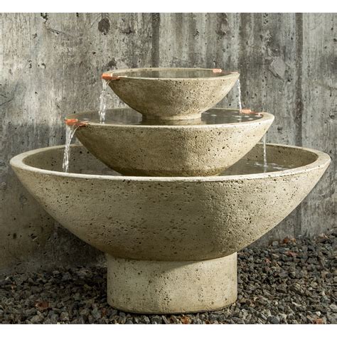 Carrera Oval Tiered Garden Water Fountain