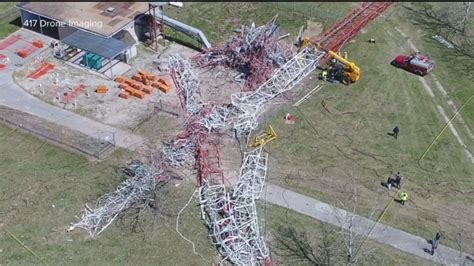 1 worker killed when 2,000-foot TV tower collapses Video - ABC News