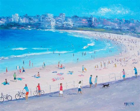 Bondi Beach Summer Painting by Jan Matson - Fine Art America