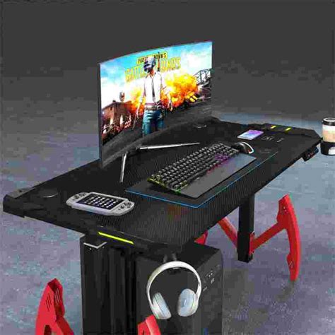 Supply Electric Height Adjustable Sit and Stand Up Gaming Desk ...