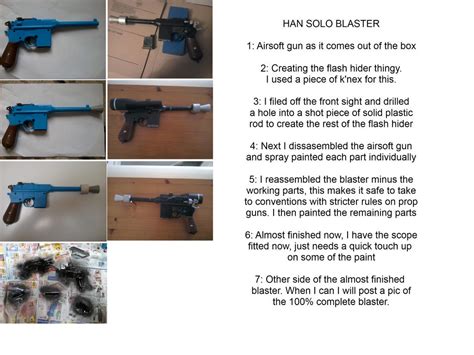 Han Solo Blaster Prop by mongoose01 on DeviantArt