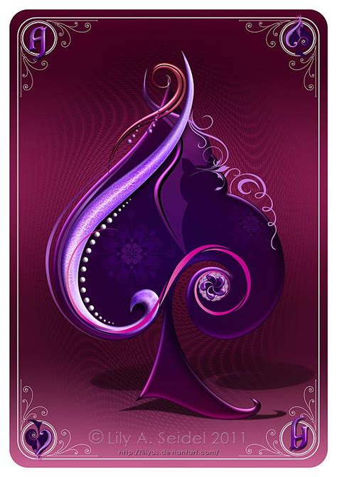 Ace of Spades Card by https://www.deviantart.com/lilyas on @DeviantArt | Playing cards art, Ace ...