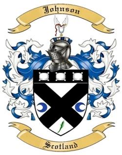 Johnson Family Crest from Scotland by The Tree Maker