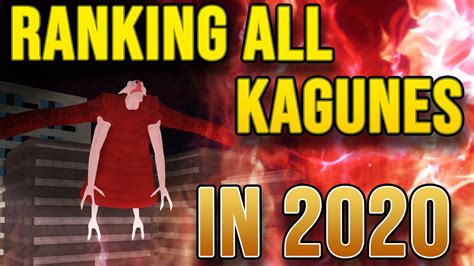 RANKING ALL KAGUNES IN RO-GHOUL 2020!! | Ro-Ghoul Tier List! - YouTube