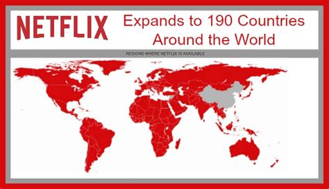 Netflix Expands to 190 Countries Around the World » The Wonder of Tech