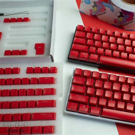 Red SA Profile Keycaps – Custom Keycaps UK